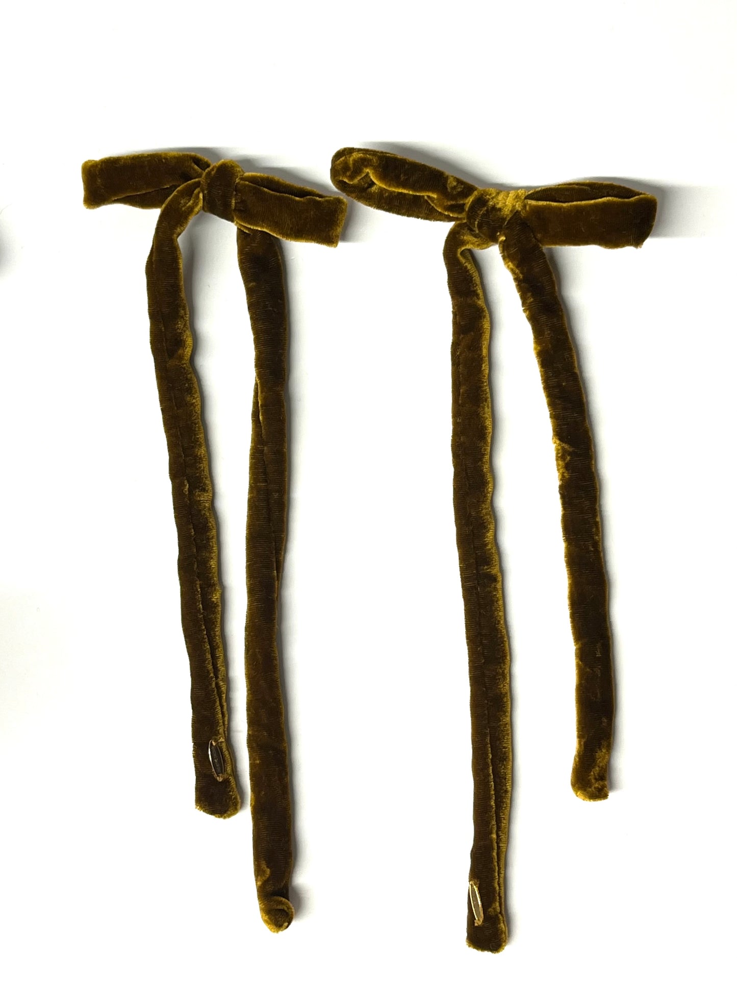 Udon Velvet Bow Clips (Single/Pair)