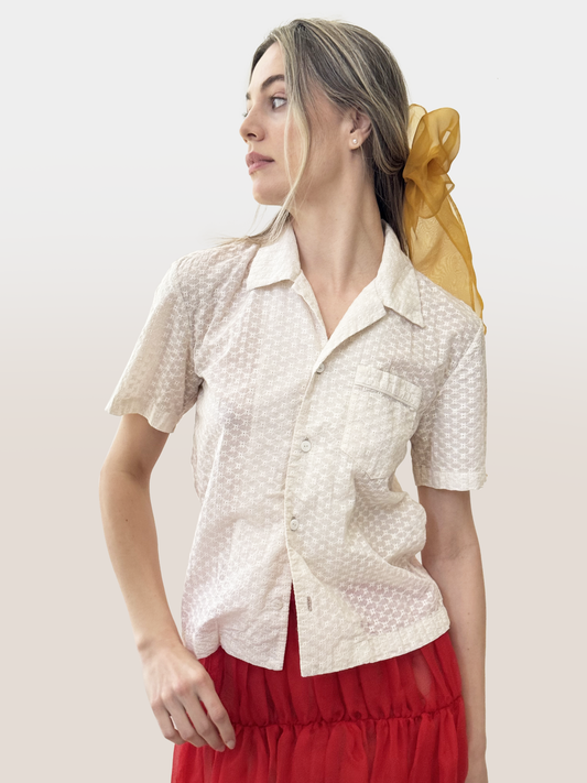 Ever After Short Sleeve Broderie Shirt