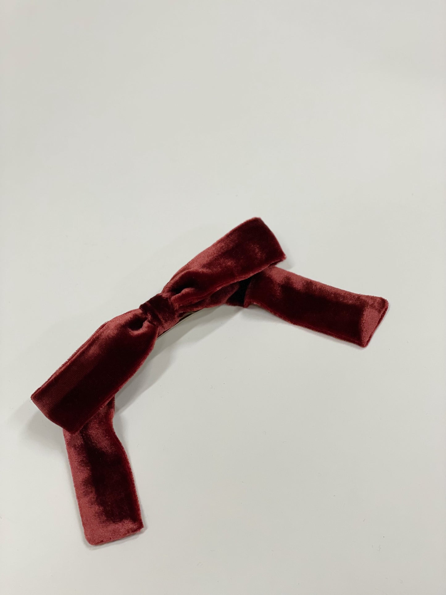 Lyn Velvet Bow Barrette (more colors available)
