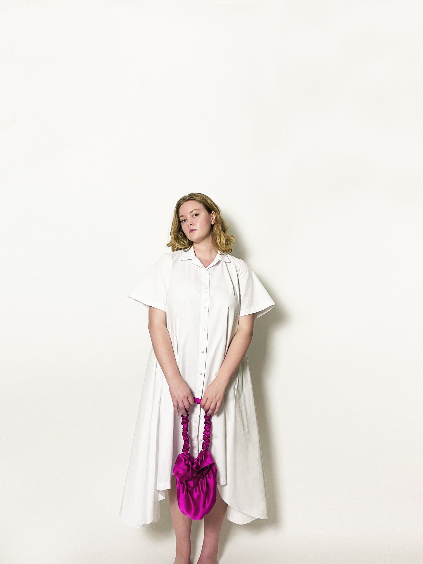 Amie Silk Poplin Shirtdress