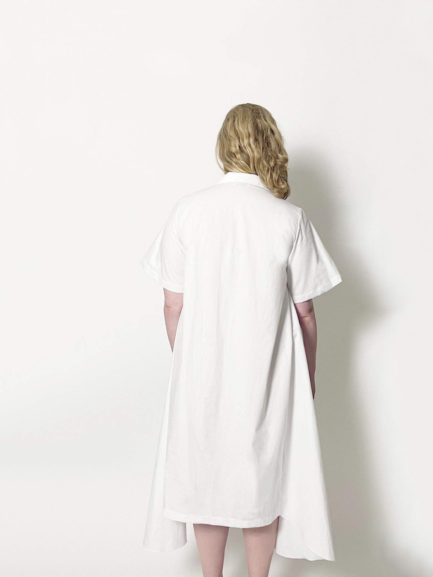Amie Silk Poplin Shirtdress