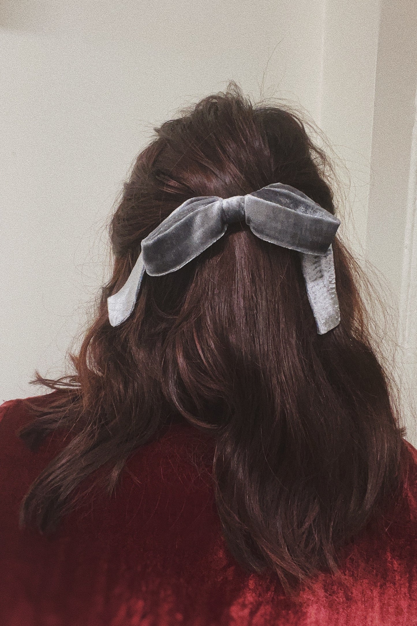 Lyn Velvet Bow Barrette (more colors available)