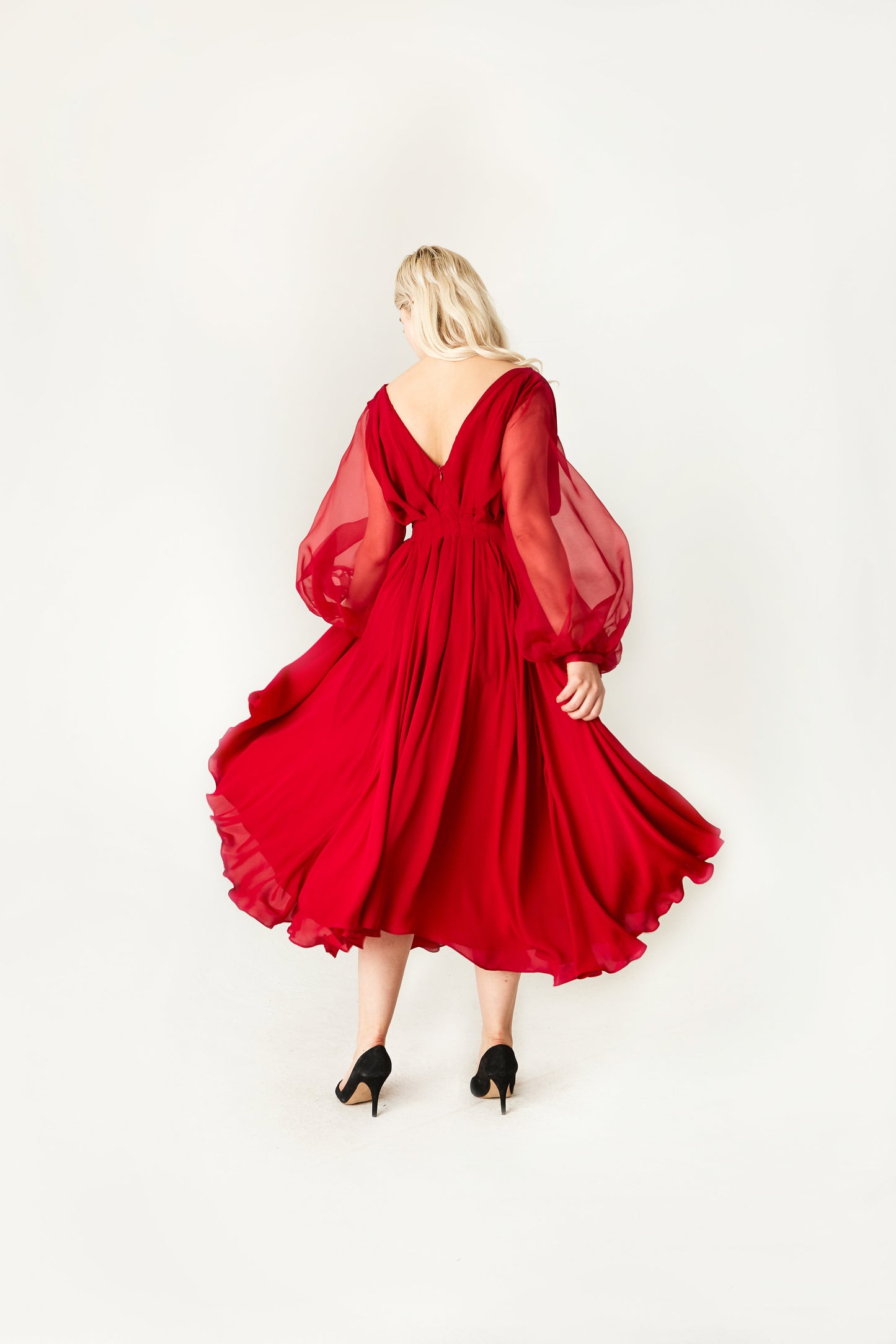 Mara Silk Georgette Dress