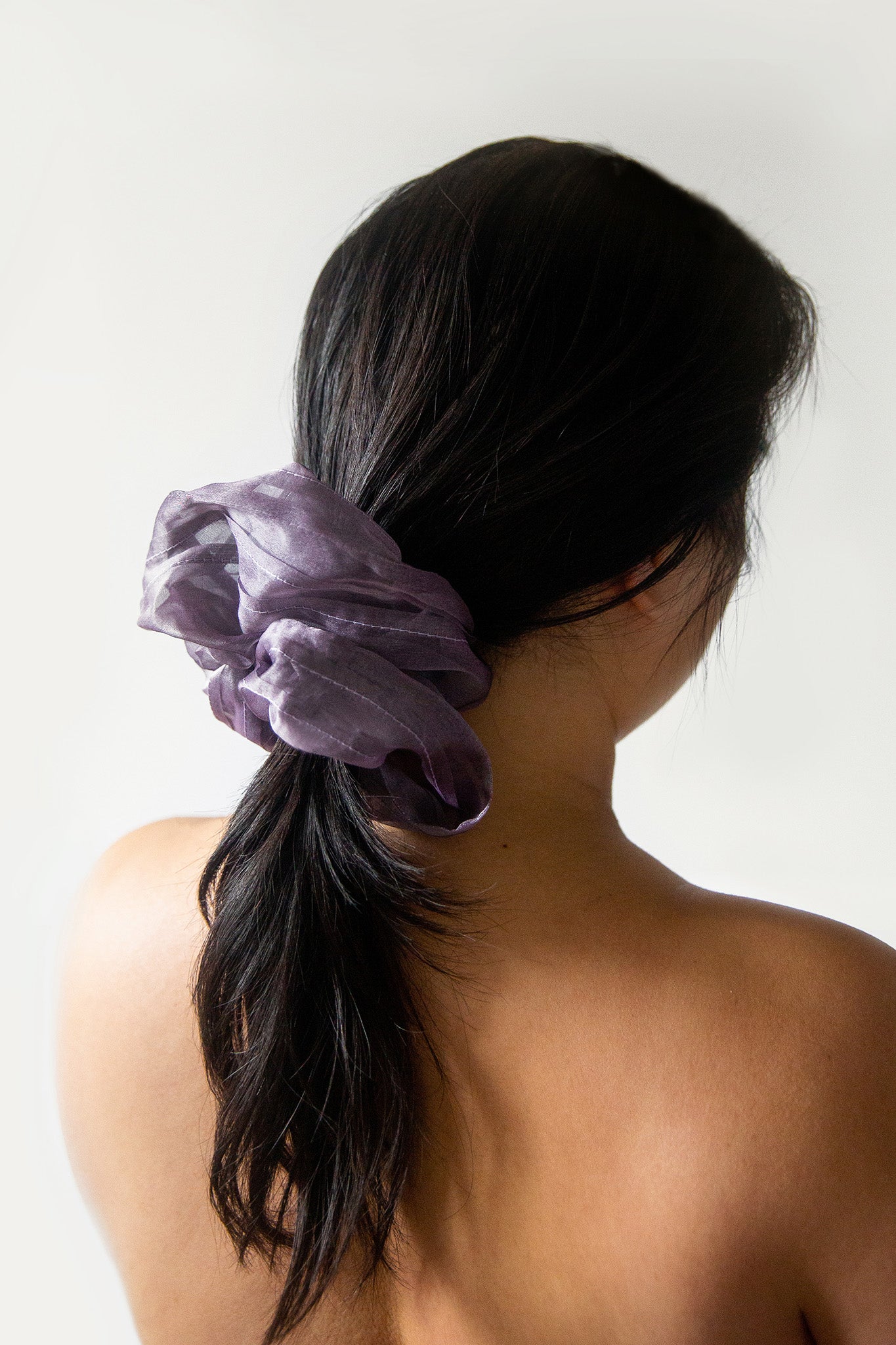 oversized 100% silk scrunchie