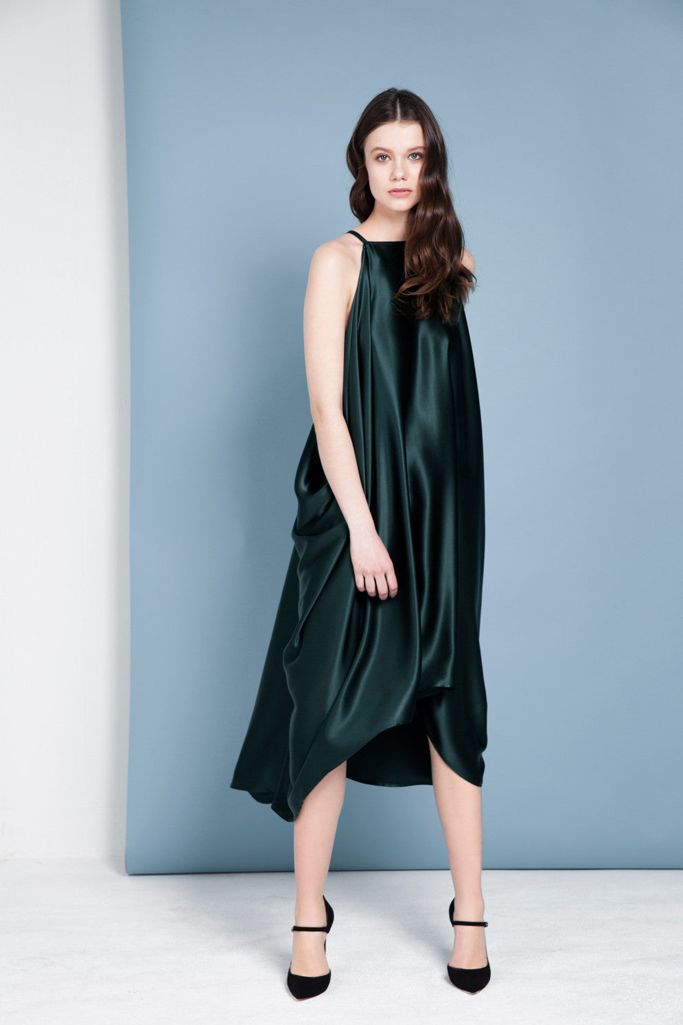 Botanist Silk Charmeuse Dress