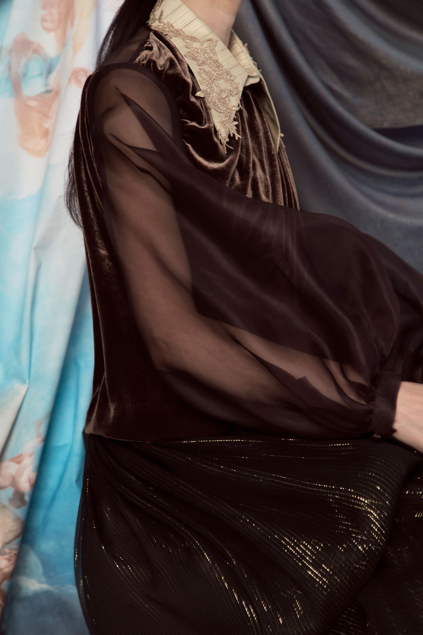 Silk Lace Collar