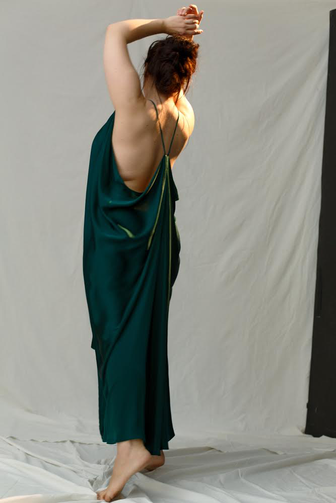 Botanist Silk Charmeuse Dress