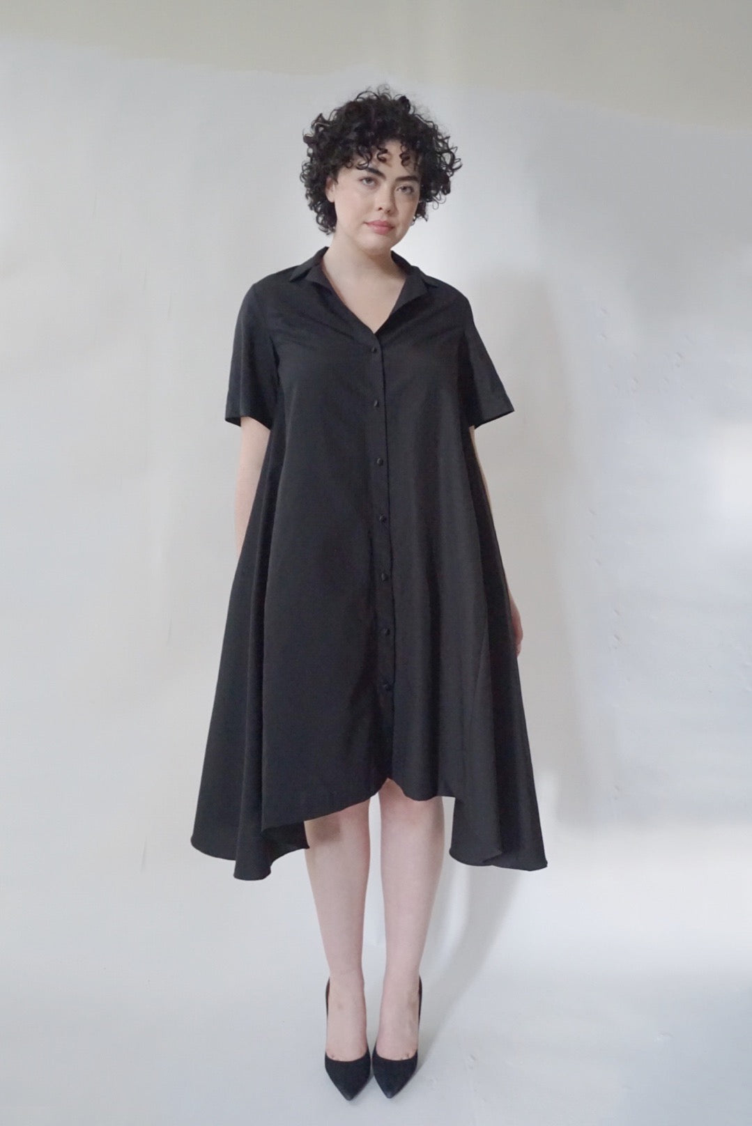 Amie Silk Poplin Shirtdress