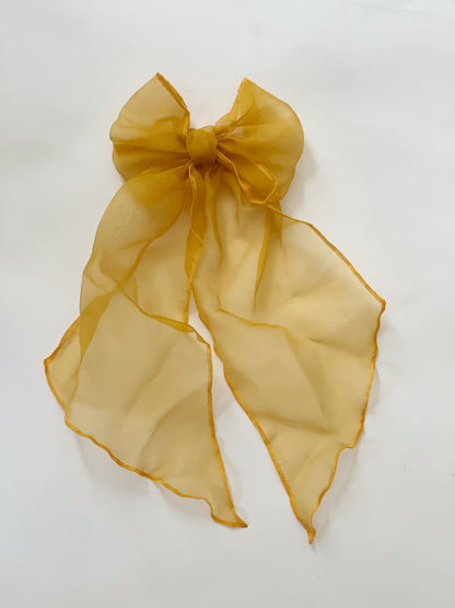 Great Gossamer Bow Barrette