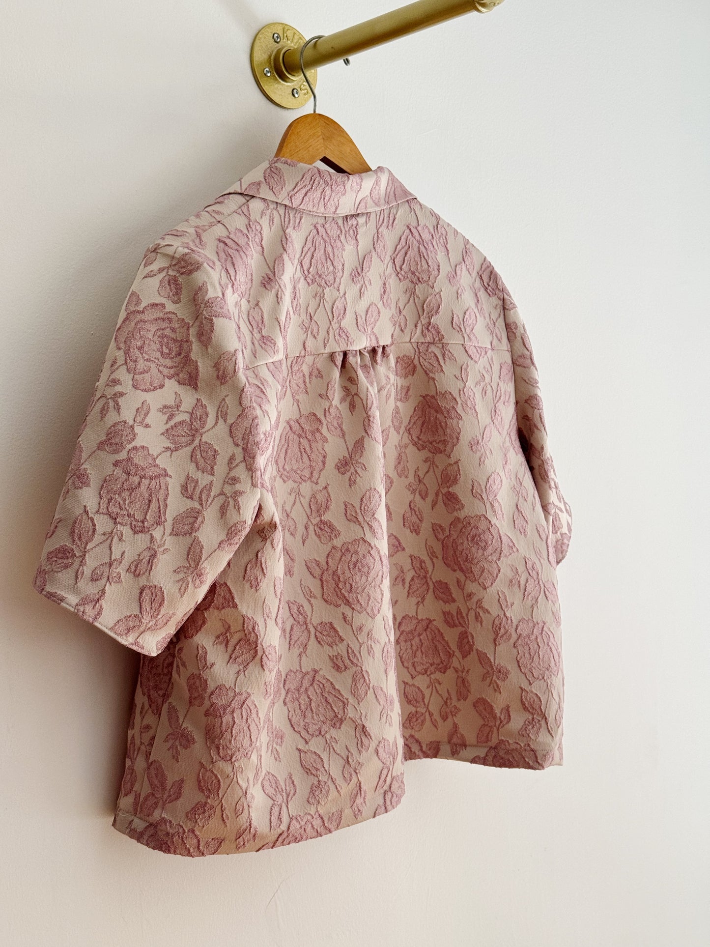 Lavender Rose Cabana Shirt