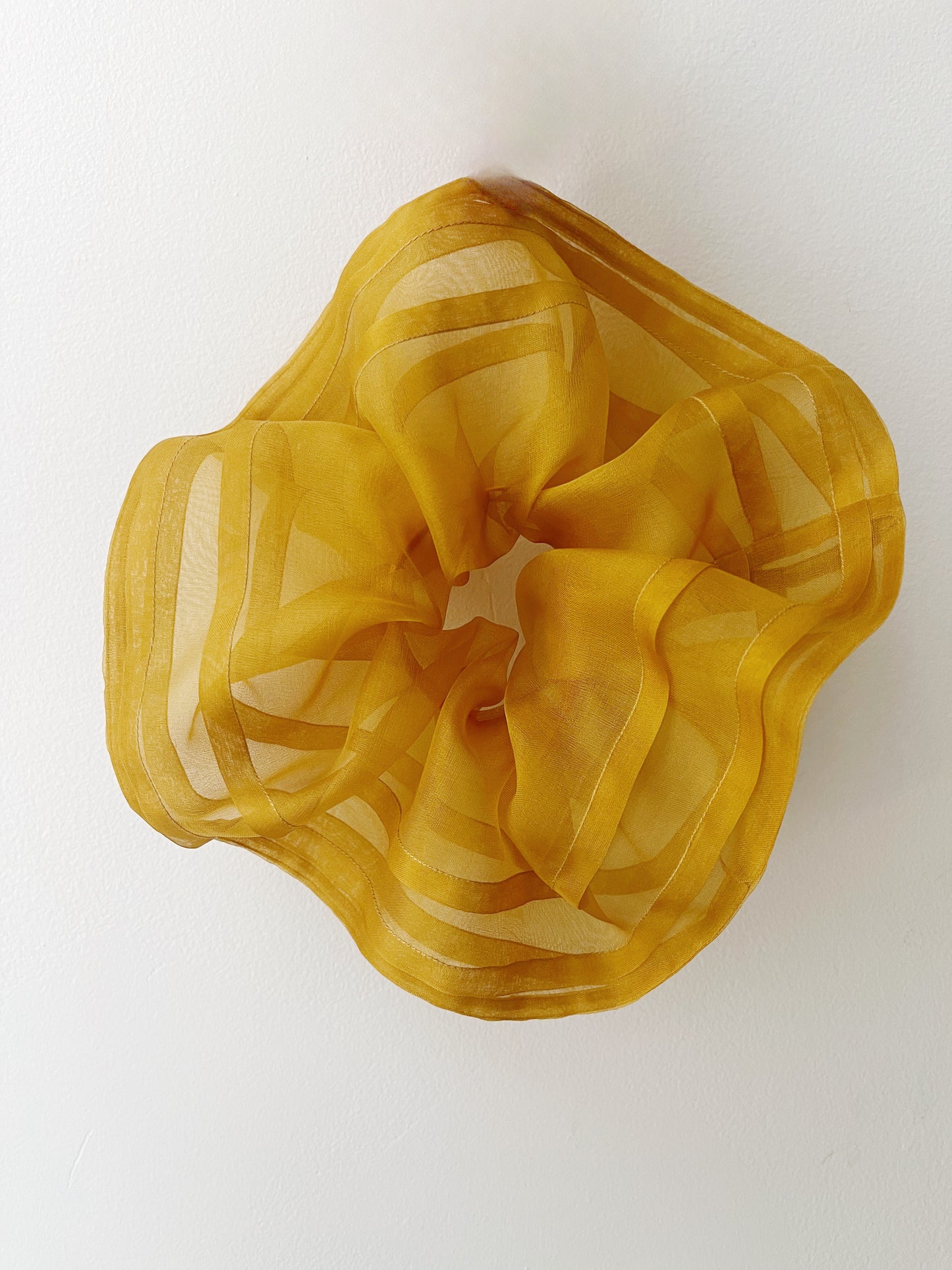 Ella Oversized Silk Pleated Scrunchie (more colors available)