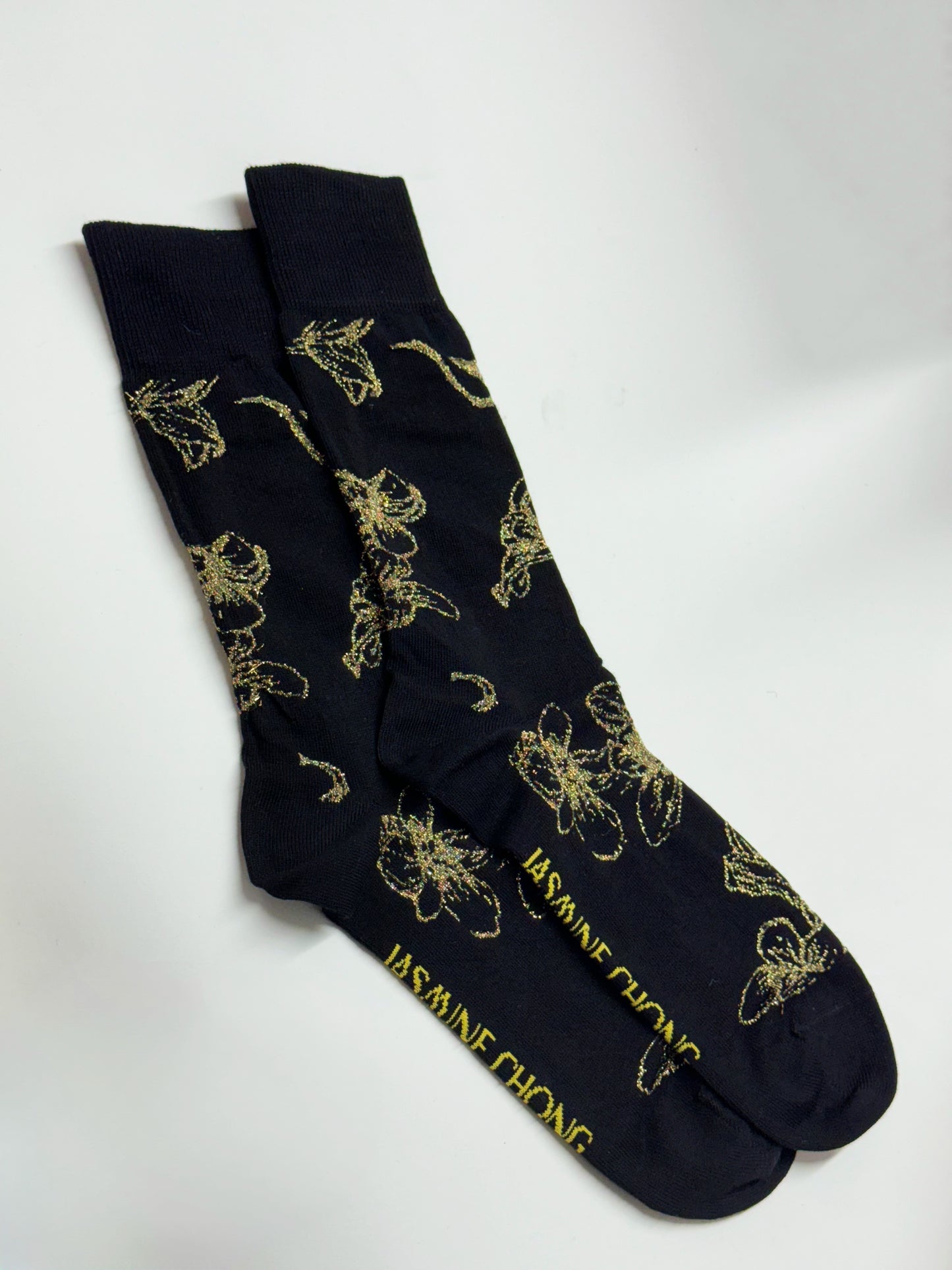 Orchid Gold Socks