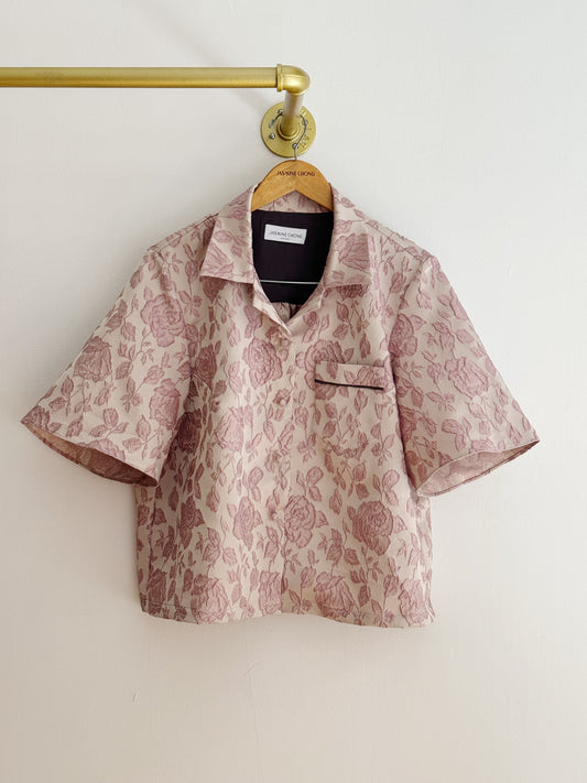 Lavender Rose Cabana Shirt