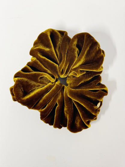 Celosia Gathered Velvet Scrunchie (more colors available)