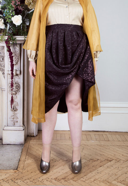 Midi Silk Skirt For Women